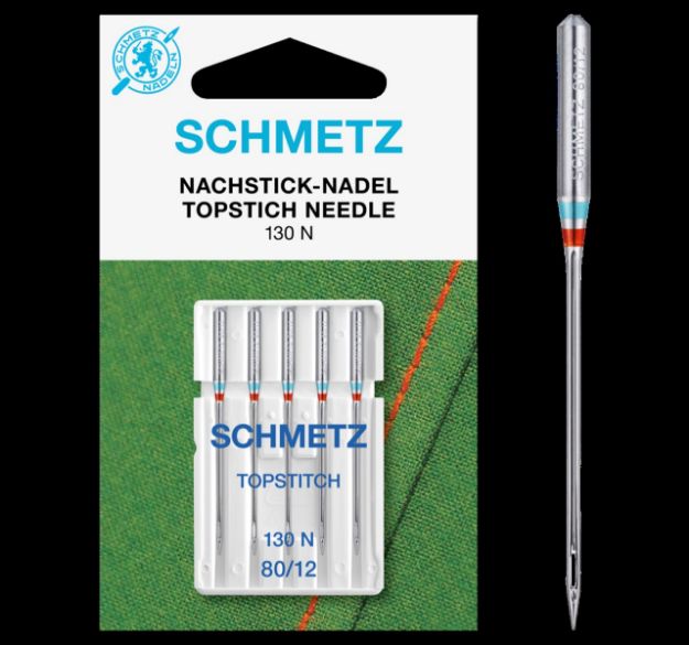 Picture of Machine Needles Schmetz Topstitch 80/12